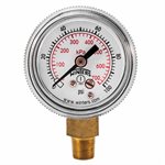 90 SERIES GAUGE STEEL 1.5'' 0-100 PSI / KPA 1 / 8'' NPT LM BR SOCKET