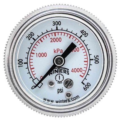90 SERIES GAUGE STEEL 1.5'' 0-600 PSI / KPA 1 / 8'' NPT CBM BR SOCKET