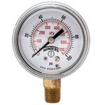 90 SERIES GAUGE STEEL 2'' 0-100 PSI / KPA 1 / 4'' NPT LM BR SOCKET