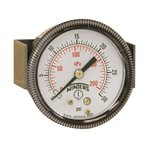 90 SERIES PANEL MOUNTED GAUGE STEEL 2'' 0-30 PSI / KPA 1 / 8'' NPT CBM BR SOCKET