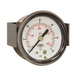 90 SERIES PANEL MOUNTED GAUGE STEEL 2'' 0-60 PSI / KPA 1 / 8'' NPT CBM BR SOCKET