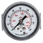 90 SERIES PANEL MOUNTED GAUGE STEEL 1.5'' 0-160 PSI / KPA 1 / 8'' NPT CBM BR SOCKET