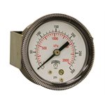 90 SERIES PANEL MOUNTED GAUGE STEEL 2'' 0-300 PSI / KPA 1 / 8'' NPT CBM BR SOCKET