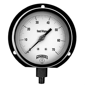 ALTITUDE GAUGE ALUM 4.5'' 0-140 FT / WATER 1 / 4'' NPT LM 316LSS SOCKET
