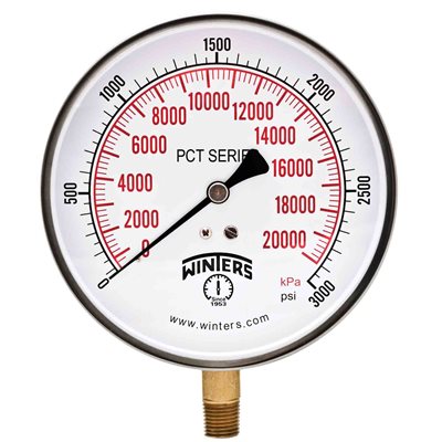 CONTRACTOR 4.5" 0-3000 PSI / KPA 1 / 4" BTM