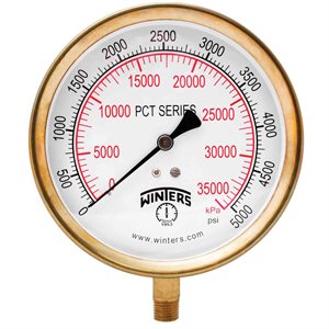CONTRACTOR 4.5" 0-5000 PSI / KPA 1 / 4" BTM