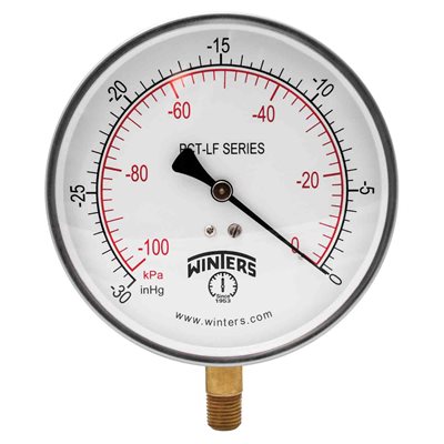 PCT-LF SERIES (LEAD-FREE) 4.5'' 0 / 30'' VAC / KPA 1 / 4'' NPT LM