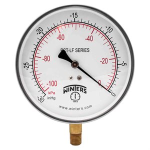 PCT-LF SERIES (LEAD-FREE) 4.5'' 0 / 30'' VAC / KPA 1 / 4'' NPT LM