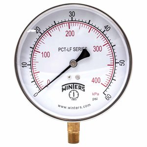 PCT-LF SERIES (LEAD-FREE) 4.5'' 0 / 60 PSI / KPA 1 / 4'' NPT LM