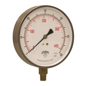 CONTRACTOR 4.5" 0-60 PSI / KPA 1 / 4" BTM