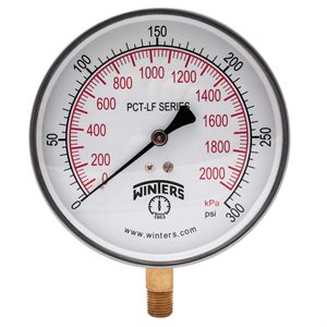 PCT-LF SERIES (LEAD-FREE) 4.5'' 0 / 300 PSI / KPA 1 / 4'' NPT LM