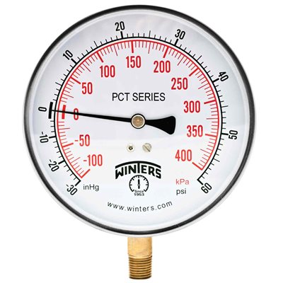CONTRACTOR 4.5" 30-0-60PSI / KPA 1 / 4" BTM