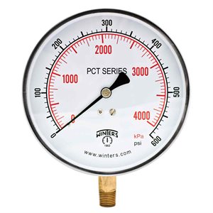 CONTRACTOR 4.5" 0-600 PSI / KPA 1 / 4" BTM
