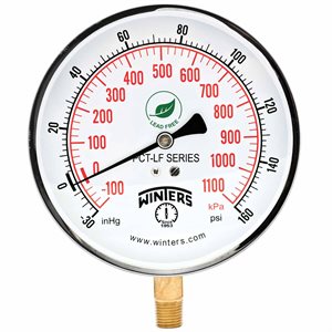 PCT-LF SERIES (LEAD-FREE) 4.5'' 30'' / 0 / 160 PSI / KPA 1 / 4'' NPT LM