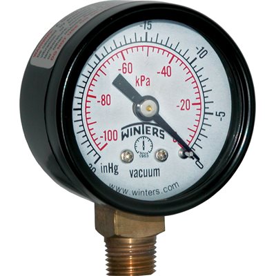ECONOMY 1.5" 0-100 PSI / KPA 1 / 8" NPT BTM
