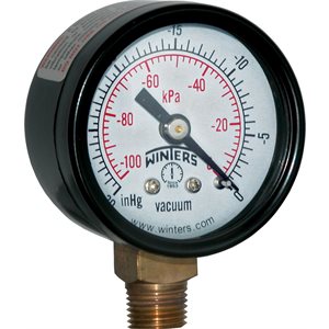 ECONOMY 1.5" 0-100 PSI / KPA 1 / 8" NPT BTM