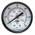 ECONOMY 2" 0-300 PSI / KPA 1 / 8" NPT BACK