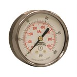 ECONOMY 2.5" 0-100 PSI / KPA 1 / 4" NPT BACK