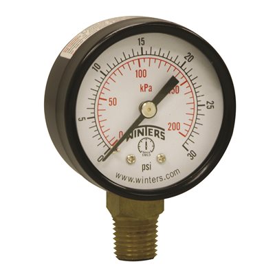 ECONOMY 2" 0-30 PSI / KPA 1 / 4" BTM