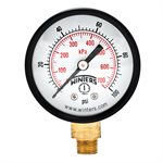 ECONOMY 2" 0-100 PSI / KPA 1 / 8" NPT BTM