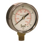 ECOMONY 2.5" 0-200 PSI / KPA 1 / 4" NPT BTM