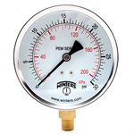 ECONOMY 4" 0-30 PSI / KPA 1 / 4" NPT BTM