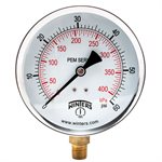 ECONOMY 4" 0-60 PSI / KPA 1 / 4" NPT BTM