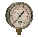 ECONOMY 4" 0-100 PSI / KPA 1 / 4" NPT BTM