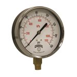 ECONOMY 4" 0-160 PSI / KPA 1 / 4" NPT BTM