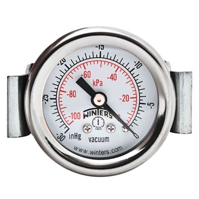 1.5" X 1 / 8" BACK 0-30" VAC / KPA U-CLAMP