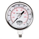 LF / SS 4'' 0-200 PSI / KPA 1 / 4'' NPT BOTTOM