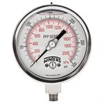 LF / SS 4'' 0-300 PSI / KPA 1 / 4'' NPT BOTTOM