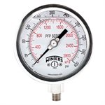 LF / SS 4'' 0-400 PSI / KPA 1 / 4'' NPT BOTTOM