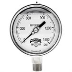 SS 4'' 0-1500 PSI 1 / 2'' NPT BOTTOM