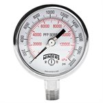 LF / SS 4'' 0-20000 PSI / KPA 1 / 2'' NPT BOTTOM
