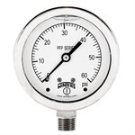 SS 2.5'' 0-60 PSI 1 / 4'' NPT BOTTOM