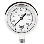 SS 2.5'' 0-160 PSI 1 / 4'' NPT BOTTOM