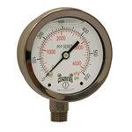 LF / SS 2.5'' 0-600 PSI / KPA 1 / 4'' NPT BOTTOM