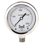 SS 2.5'' 0-2000 PSI 1 / 4'' BOTTOM