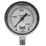 SS 2.5'' 0-20000 PSI 1 / 4'' BOTTOM