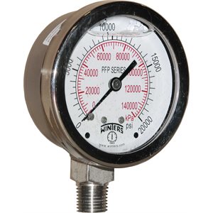 LF / SS 2.5'' 0-20000 PSI / KPA 1 / 4'' BOTTOM