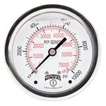LF / SS 2.5'' 0-10000 PSI / KPA 1 / 4'' NPT BACK