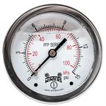 LF / SS 2.5'' 0-15 PSI / KPA 1 / 4'' NPT BACK