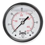 LF / SS 2.5'' 0-60 PSI / KPA 1 / 4'' NPT BACK