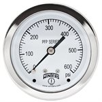 SS 2.5'' 0-600 PSI 1 / 4'' NPT BACK