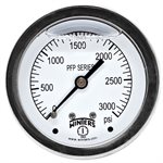 SS 2.5'' 0-3000 PSI 1 / 4'' NPT BACK