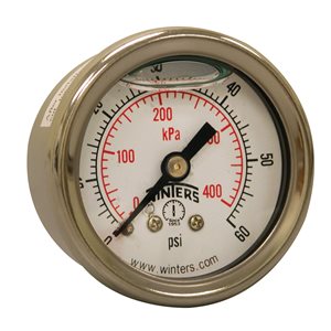 LF / BR 1.5"X1 / 8" NPT BACK 0 / 60 PSI / KPA