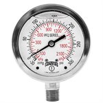 LF / SS 2.5" 30" / 0 / 300 PSI / KPA 1 / 4" BOTTOM