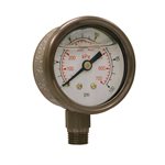 LF / SS 1.5" 0-100 PSI / KPA, 1 / 8" NPT BTM