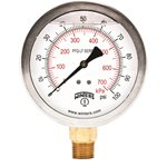 PFQ-LF SERIES (LEAD-FREE) 4'' 0 / 100 PSI / KPA 1 / 2'' NPT LM PFQ-LF SERIES (LEAD-FREE) 4'' 0 / 100 PSI / KPA 1 / 2'' NPT LM